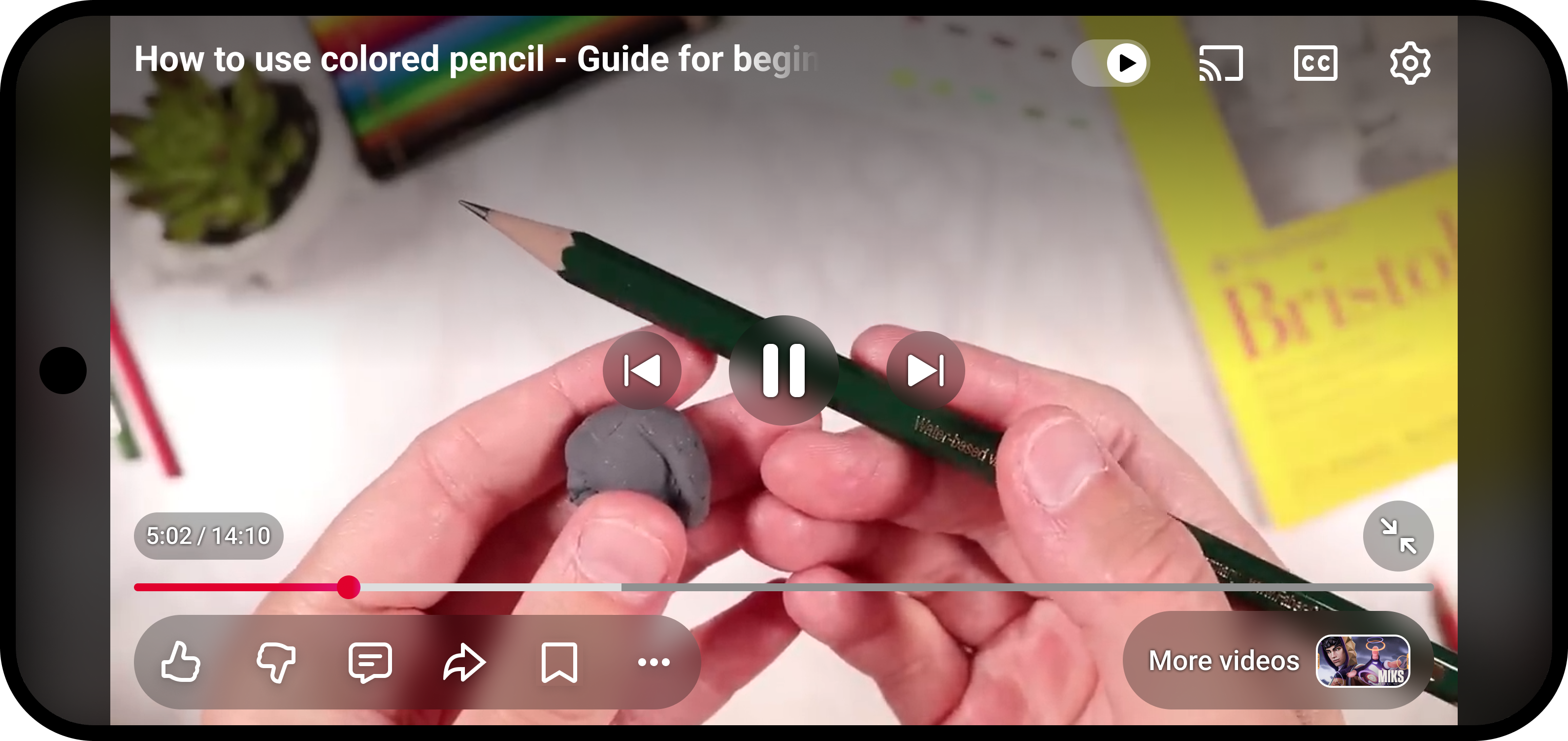 Immersive mode screenshot
